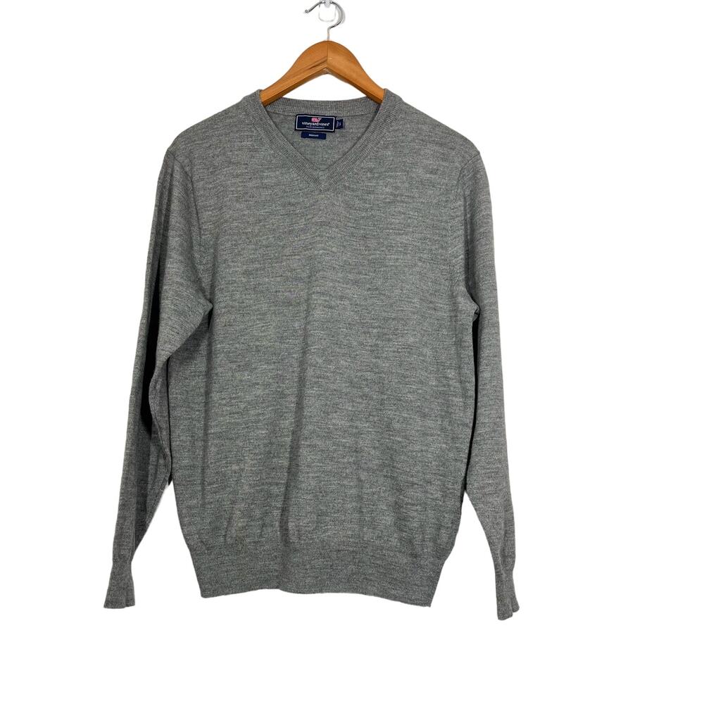 Vineyard Vines Heather Gray Crewneck Sweater